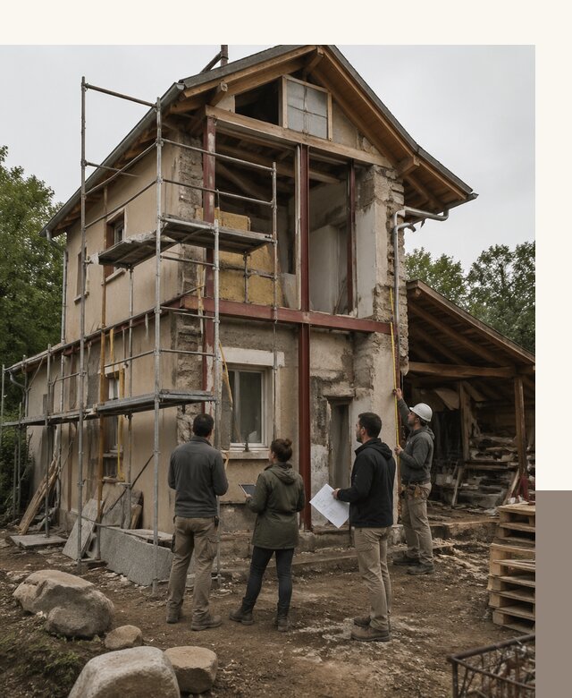Реконструкция загородного дома под ключ в Топках от бюро