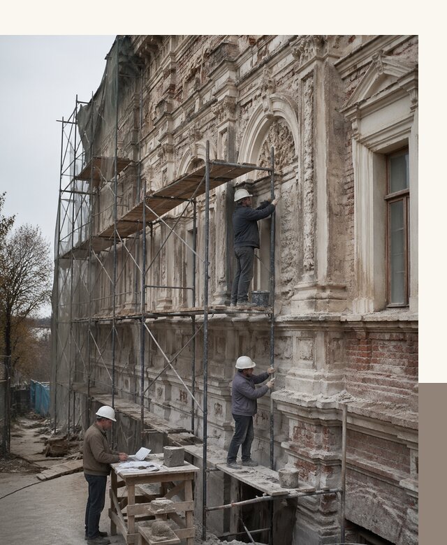 Реставрация объектов культурного наследия под ключ в Топках