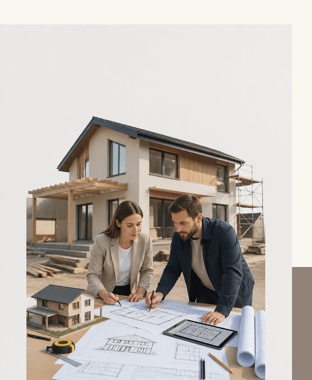 Проектирование дома 8 на 10 с террасой под ключ в Топках